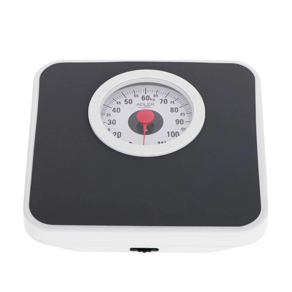 Virtuvinės svarstyklės Adler | Mechaninės vonios svarstyklės | AD 8178 | Didžiausias svoris (keliamoji galia) 120 kg | Tikslumas 1000 g | Juodas