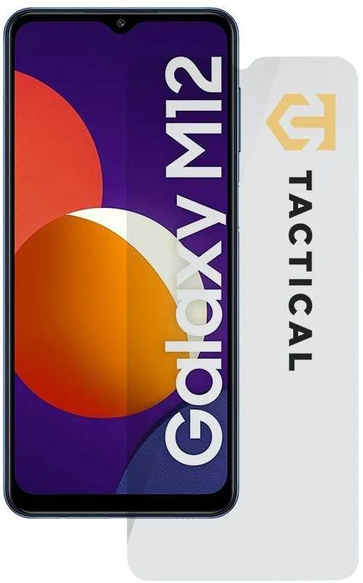 Tactical apsauginis stiklas Shield 2.5D skirtas Samsung Galaxy M12/A32 5G/A12/A02s skaidrus