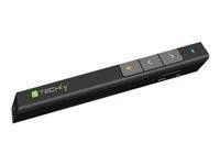 Techly ITC-LASER26 belaidis valdymo pultas pristatymams RF Juoda