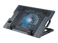 TECHLY 106244 Techly Nešiojamojo kompiuterio aušinimo padėklas ir reguliuojamas stovas, iki 17.3
