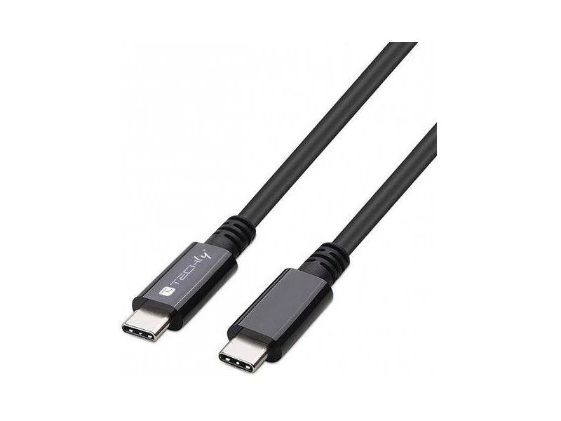 TECHLY USB 4 Gen 3 Type-C laidas M/M E-Mark 8K 40Gbps 100W PD 0,8m