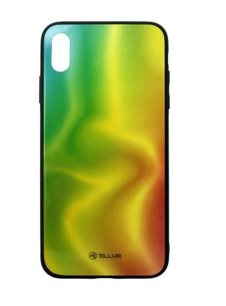 Tellur Apsauginis dėklas su stiklo nugarėle iPhone XS Max, Silk