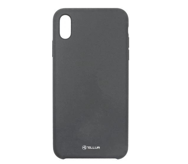 Tellur Juodas silikoninis telefono dėklas iPhone XS Max
