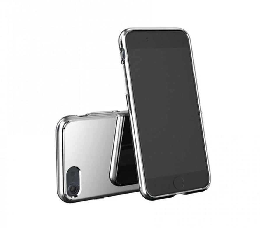 Tellur Sidabrinis iPhone 7 dėklas su veidrodiniu paviršiumi