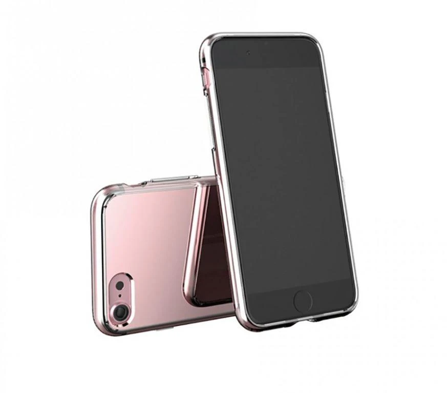 Tellur Rožinis iPhone 7 dėklas su veidrodine danga