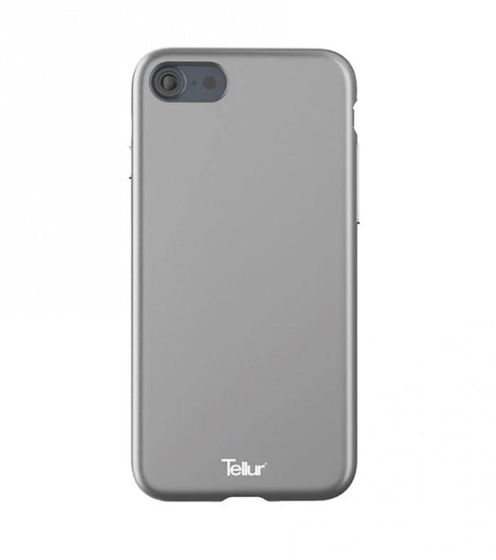 Tellur Skaidrus minkštas dėklas iPhone 7, sidabrinis