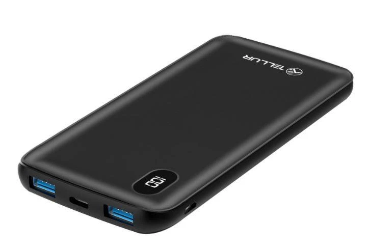 Tellur 10000 mAh PD išorinė baterija juoda