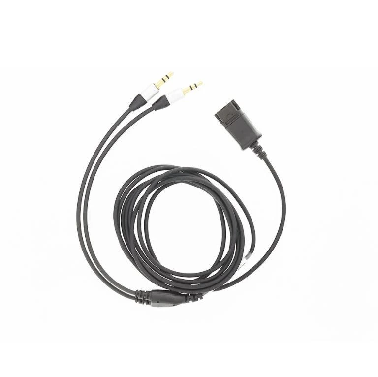 Tellur QD į 2 × Jack 3,5 mm adapterio laidas