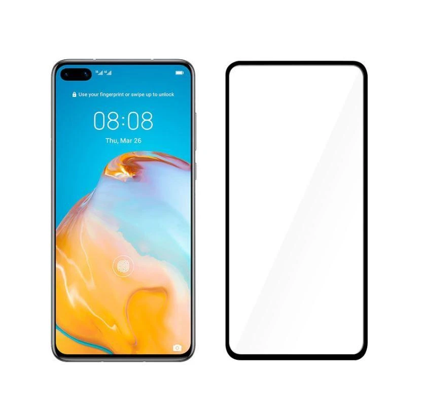Tellur Grūdintas ekrano stiklas Huawei P40, juodas