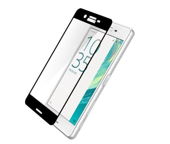 Ekrano apsauga Tellur iš 9H grūdinto stiklo, skirta Xperia XA1, juoda