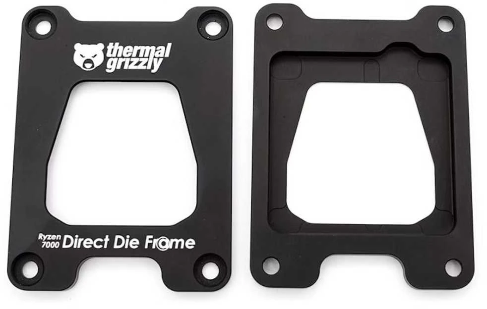 Thermal Grizzly Ryzen 7000 Direct Die Frame | Thermal Grizzly | Ryzen 7000 Direct Die Frame | Juodas | N/A