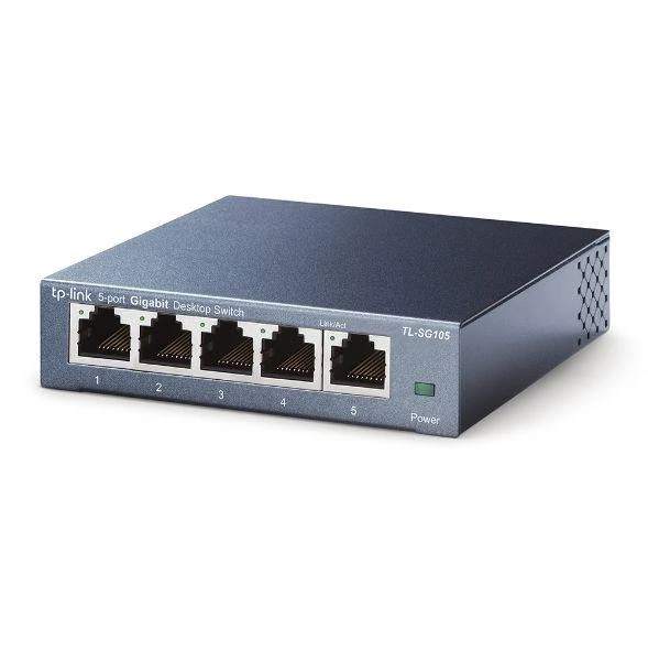 Šakotuvas Komutatorius TP-LINK, 5-port, metalinis korpusas, juodas / TL-SG105