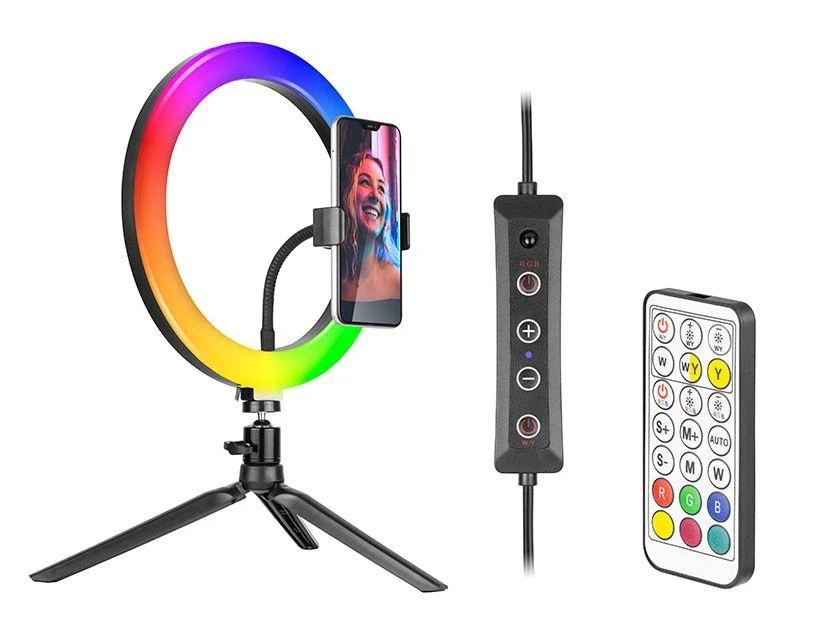 TRACER RING 26cm RGB mini tripod ring lamp