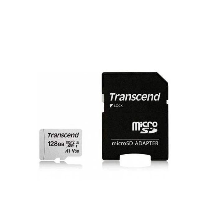 Atminties kortelė Transcend microSDXC USD300S 128GB CL10 UHS-I U3 iki 95MB/S