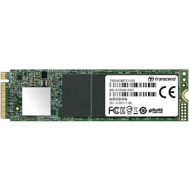 TRANSCEND 256GB M.2 2280PCIe Gen3x4 3D TLC DRAM-less