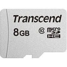 Atminties kortelė „TRANSCEND“ 8 GB „Micro SD“ be adapterio, 10 klasė