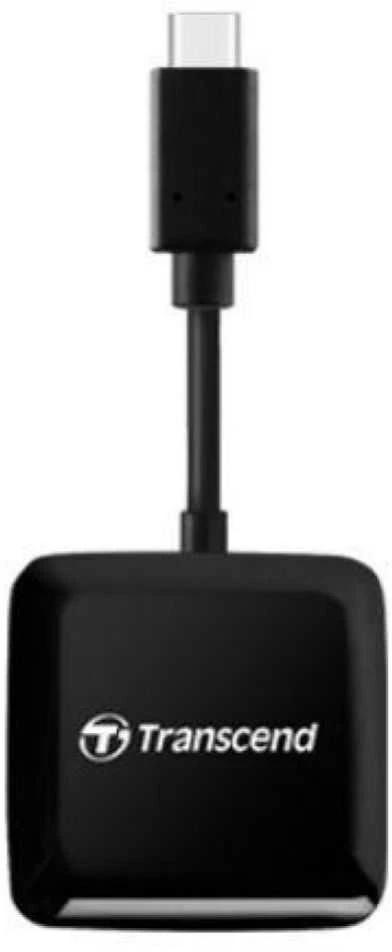 TRANSCEND RDC3 kortelių skaitytuvas SD/Micro SD USB-C 3.2 gen1 Juodas