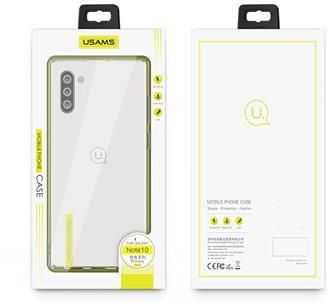 Usams US-BH512 pirminis itin plonas silikoninis galinis dėklas, skirtas Samsung Galaxy Note 10 (N970F) skaidrus