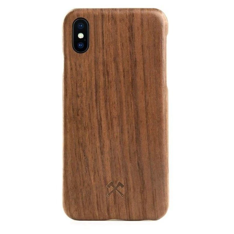 Dėklas „Woodcessories EcoCase Cevlar iPhone X“ riešuto spalvos „eco210“