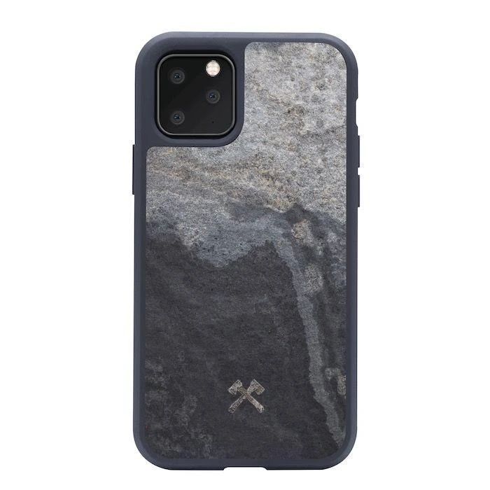 Dėklas „Woodcessories Stone Edition“ iPhone 11 Pro Max kamufliažinis pilkas sto063