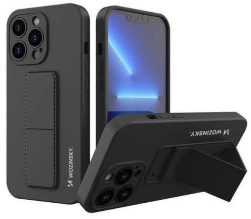Wozinsky Kickstand dėklas skirtas iPhone 13 Pro Max, juodas