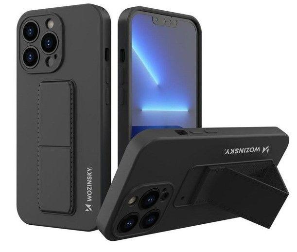 Wozinsky Kickstand dėklas skirtas iPhone 13 Pro Max, juodas