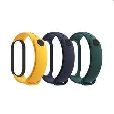 XIAOMI Mi Smart Band 5/6 Strap Mėlyna Geltona Žalias