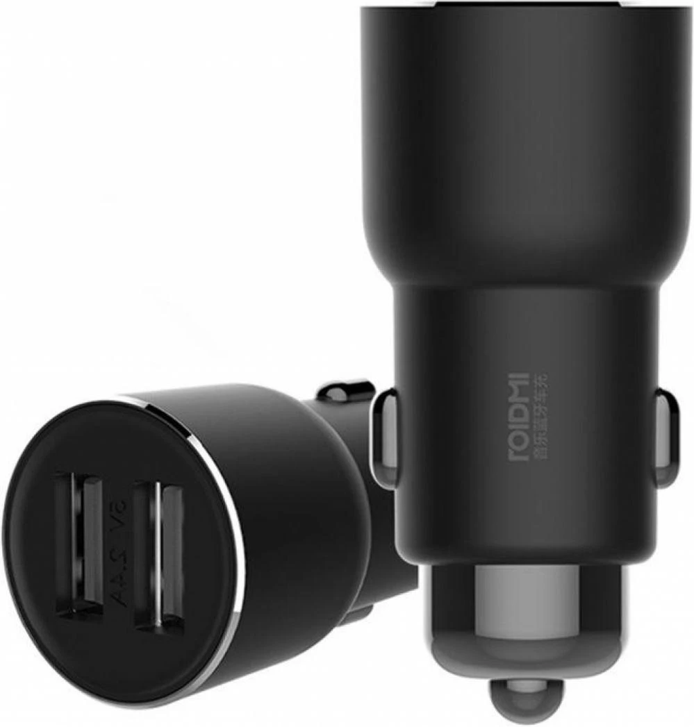 Xiaomi Roidmi 3S USB 2.4A FM moduliatorius - automobilinis įkroviklis, Juodas