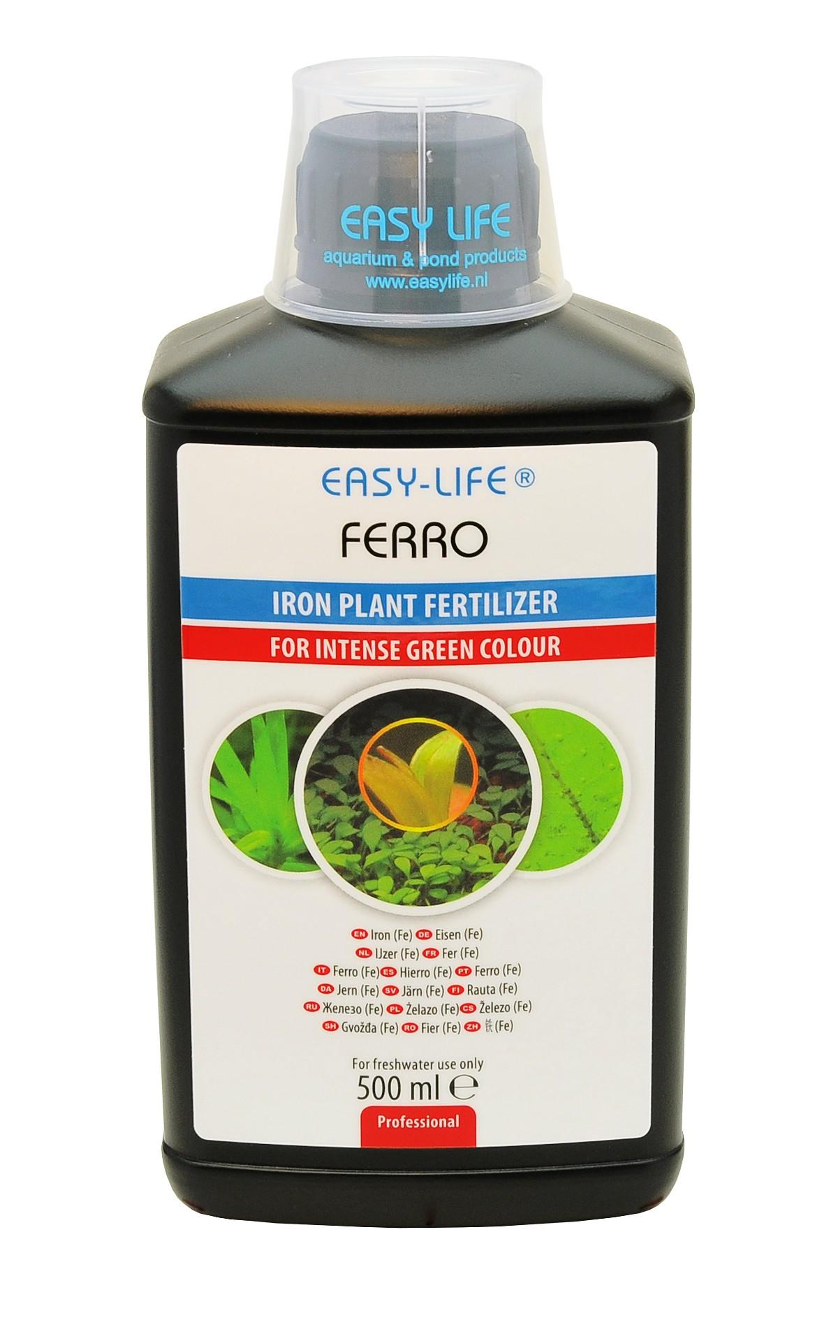 EasyLife Trąšos akvariumo augalams su geležimi Easy-Life Ferro - 250 ml