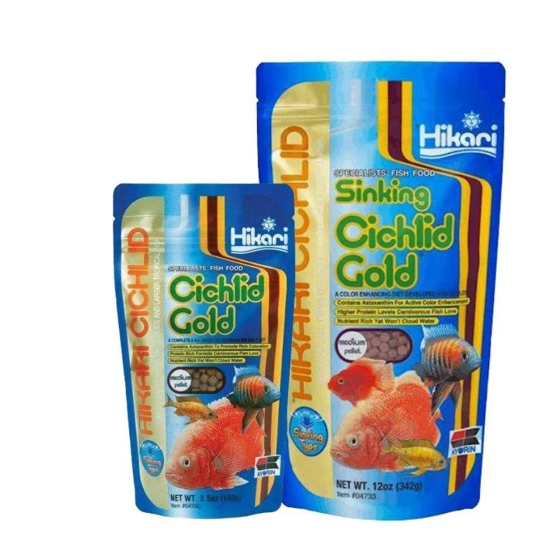 Hikari Cichlid Gold Sinking Medium visavertis pašaras žuvims - 342 g