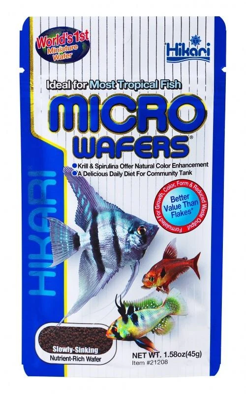 Hikari Micro Wafers visavertis pašaras žuvims - 45 g