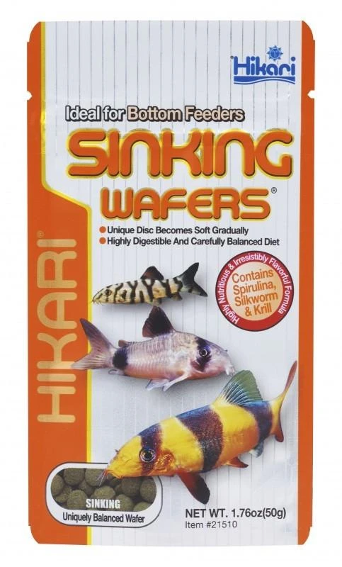 Hikari Sinking Wafers visavertis pašaras dugninėms žuvims - 50 g