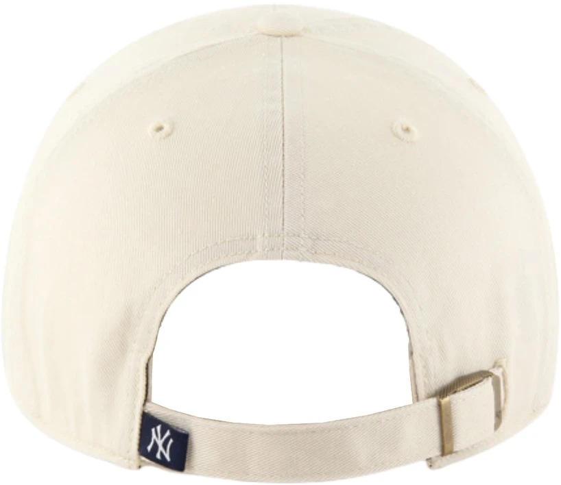 Kepurė 47 Brand Kepuraitė „47 New York Yankees Clean Up“ kreminės spalvos B-RGW17GWS-NTG