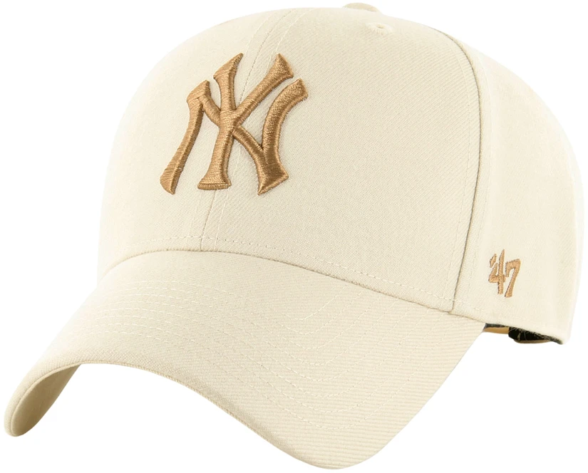 Kepurė 47brand 47 Brand MLB Niujorko „Yankees“ kepuraitė B-MVPSP17WBP-NTU Balta Viena Dydis