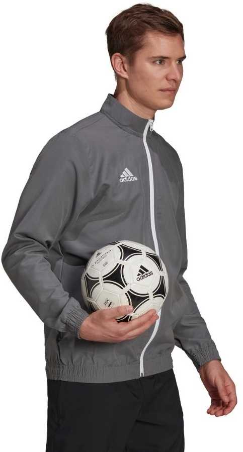 Adidas Entrada 22 Presentation Jacket pilkas vyriškas megztinis H57535 (S)