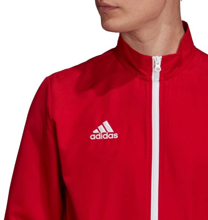 Adidas Entrada 22 Presentation Jacket raudonas vyriškas megztinis H57536 (L)
