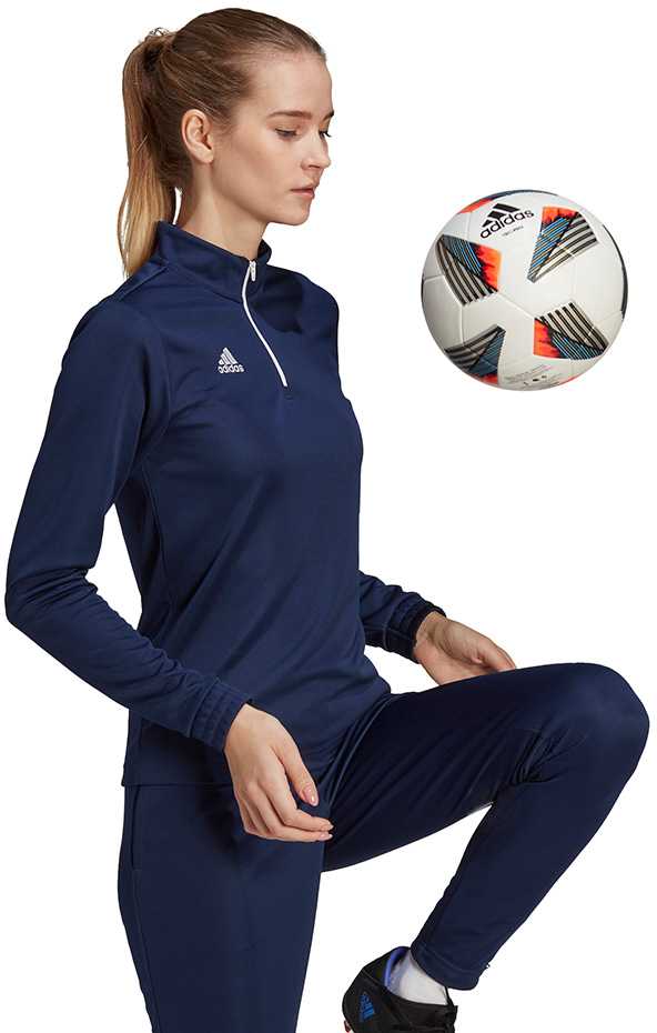 Adidas Entrada 22 Top Training tamsiai mėlynas megztinis H57483 (S)