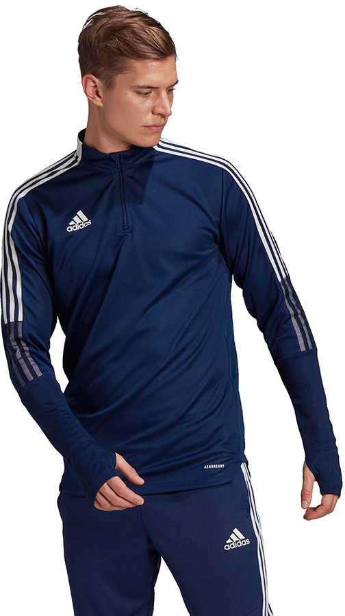 „Adidas Tiro 21 Training Top“ tamsiai mėlynas GE5426 megztinis (S)
