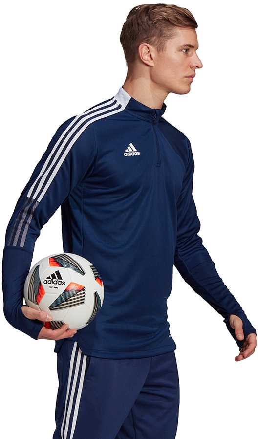 „Adidas Tiro 21 Training Top“ tamsiai mėlynas GE5426 megztinis (S)