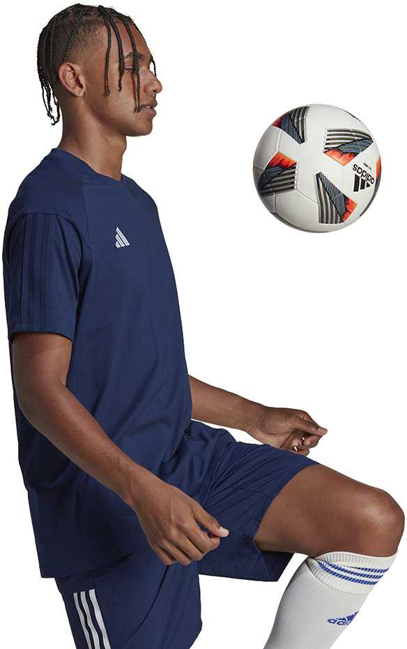 Adidas Tiro 23 Competition Tee tamsiai mėlyna HK8035 (S)