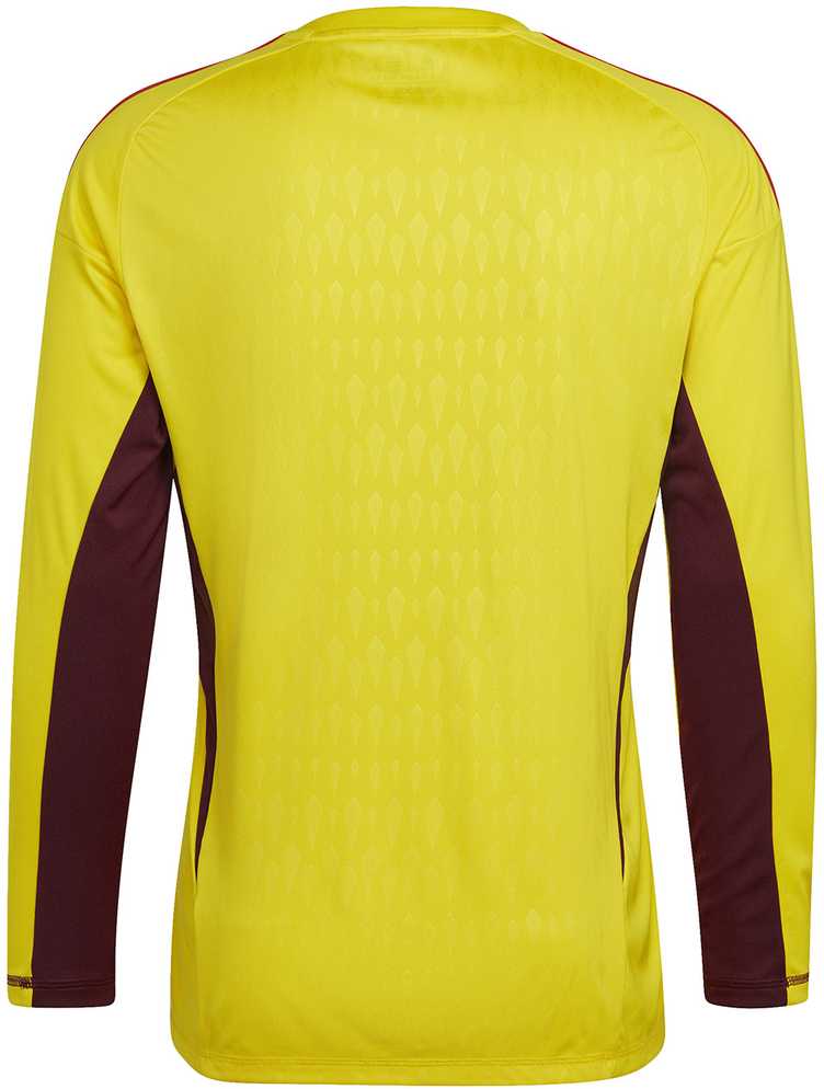 „Adidas Tiro 23 Competition“ vyrų vartininko marškinėliai ilgomis rankovėmis, geltoni HK7696 (XL)