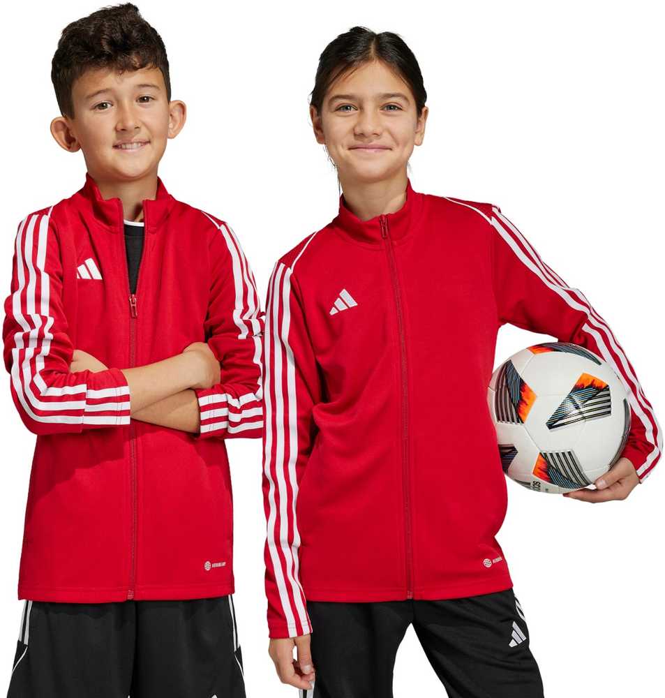 Adidas Tiro 23 League Training raudonas HS3527 vaikiškas megztinis (164cm)