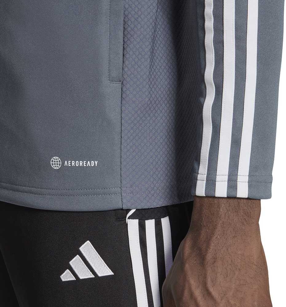 „Adidas Tiro 23 League Training Track Top“ pilkas HS3504 vyriškas megztinis (2XL)