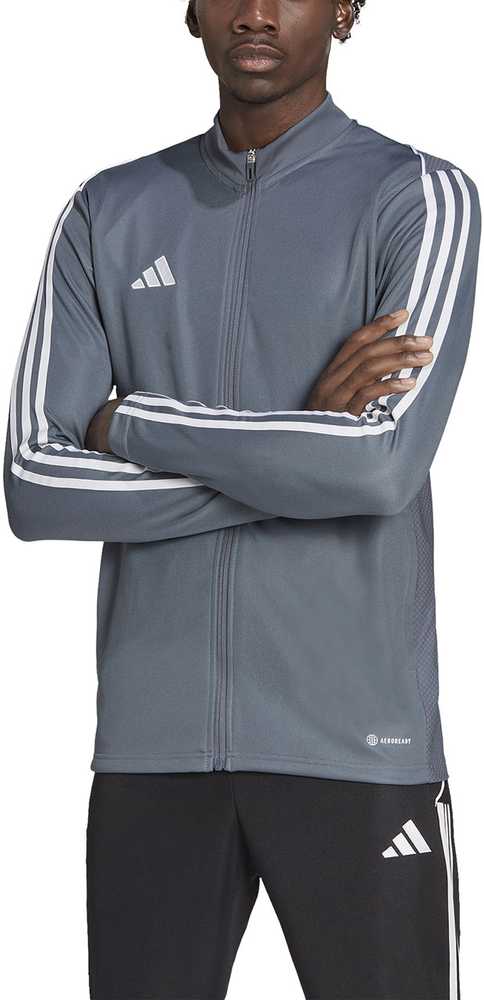 „Adidas Tiro 23 League Training Track Top“ pilkas HS3504 vyriškas megztinis (2XL)