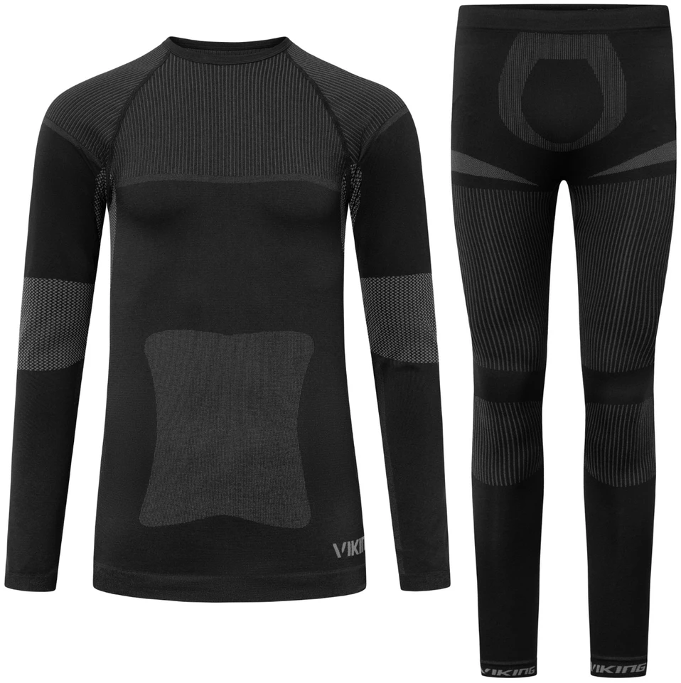 Apatiniai termo rūbai vyriška Viking Dante juoda-pilka 500-15-1717-08 Set (XL)