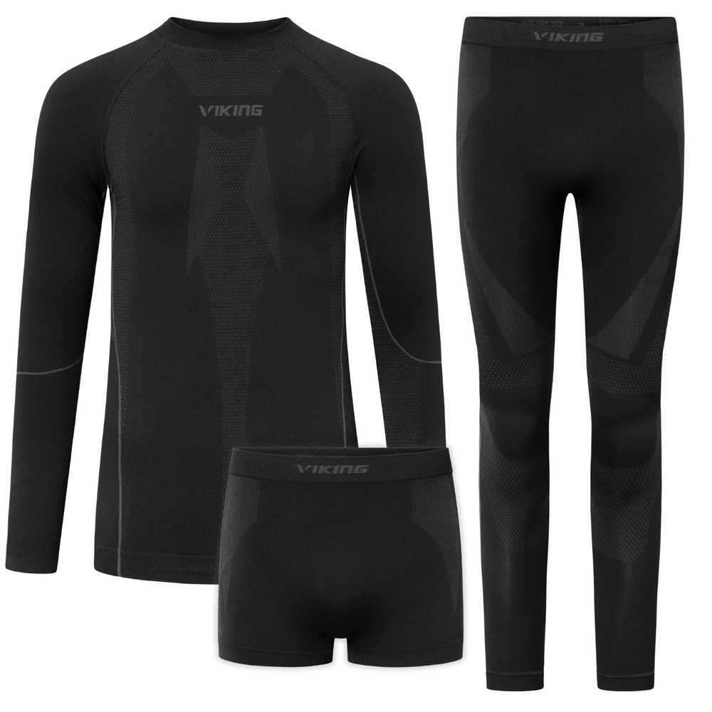 Apatiniai termo rūbai vyriška Viking Eiger juoda 500-21-2080-09 (2XL)