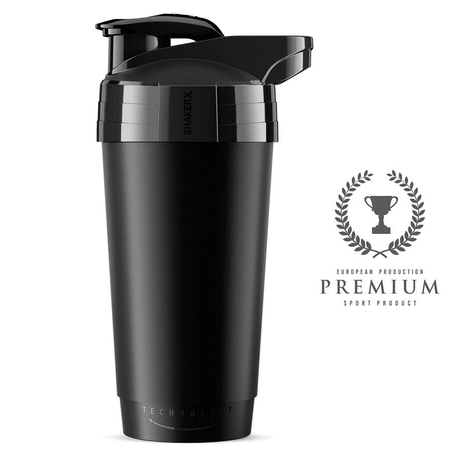 Gertuvė Bidon shaker NO10 600 ml juoda