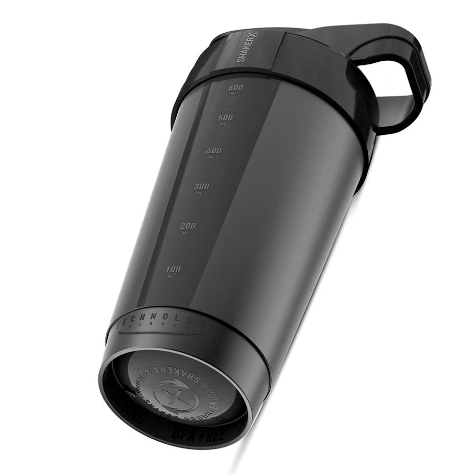 Gertuvė Bidon shaker NO10 600 ml juoda