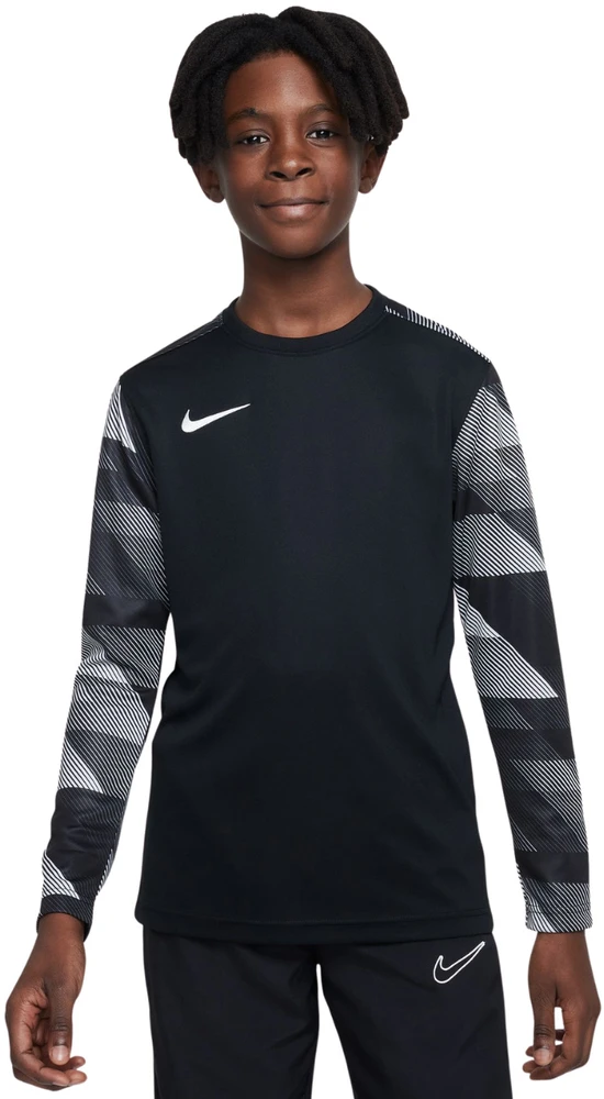 Bluza bramkarska vaikams Nike Dry Park IV JSY LS GK JUNIOR juoda CJ6072 010 (S)