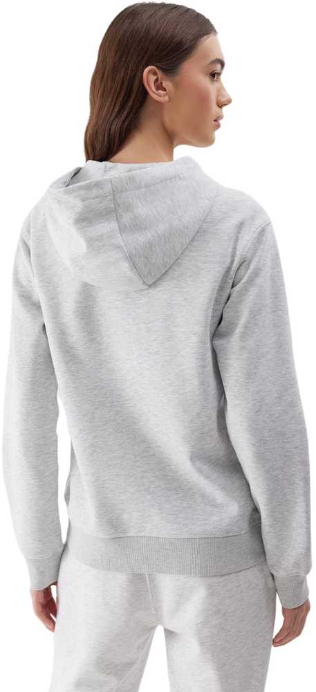 Bluza damska 4F F0956 chłodny šviesiai pilkas melanžas 4FWSS24TSWSF0956 27M (S)